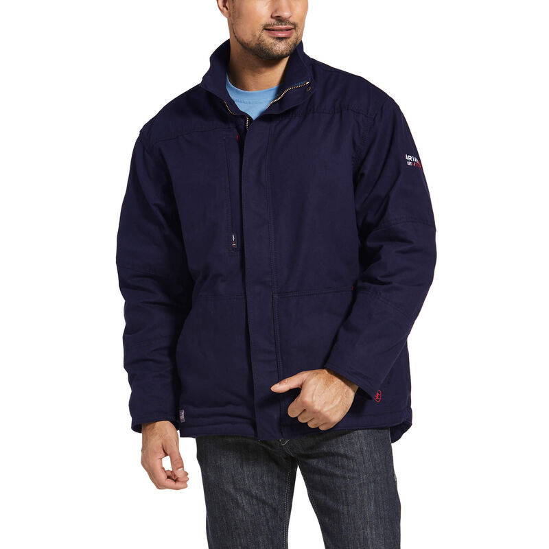 Chaqueta Ariat Fr Workhorse Insulated Azul Marino Hombre - Chile 765-SKJQIZ